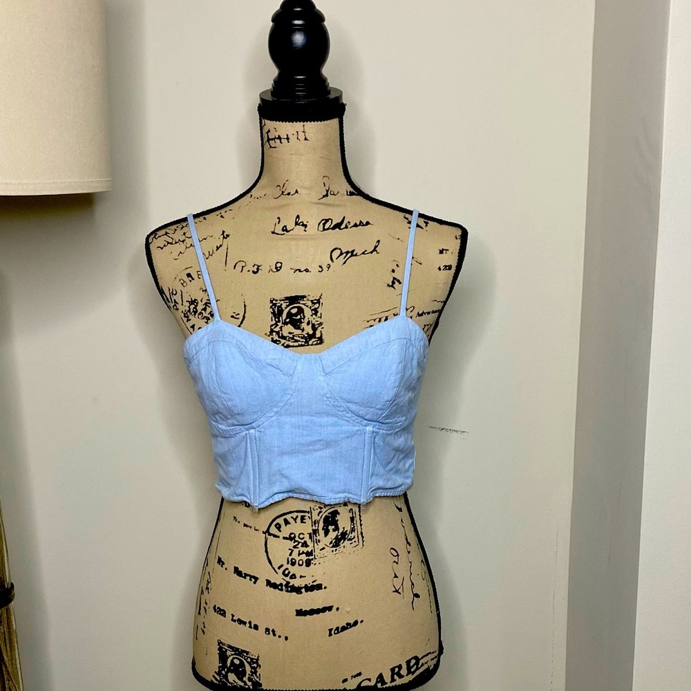 Denim Crop Top